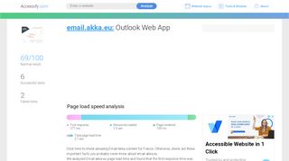 
                            8. Access email.akka.eu. Outlook Web App