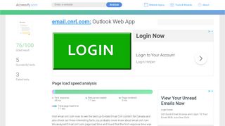 
                            3. Access email.cnrl.com. Outlook Web App