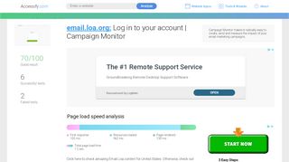 
                            7. Access email.loa.org. Log in to your account | Campaign ...