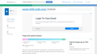 
                            3. Access email.o365.mdlz.com. Outlook