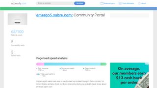 
                            5. Access emergo5.sabre.com. Community Portal