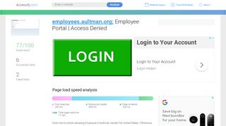 
                            9. Access employees.aultman.org. Employee Portal | Access …