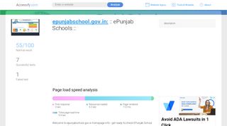 
                            7. Access epunjabschool.gov.in. :: ePunjab Schools