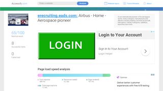 
                            6. Access erecruiting.eads.com. Airbus Home