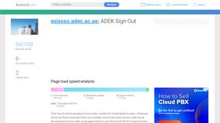 
                            4. Access esissso.adec.ac.ae. ADEK Sign Out