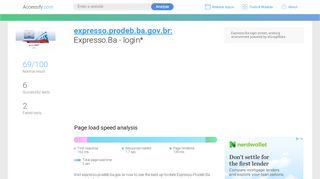
                            4. Access expresso.prodeb.ba.gov.br. Expresso.Ba - login*