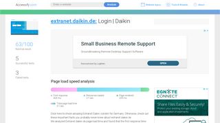 
                            7. Access extranet.daikin.de. Login | Daikin