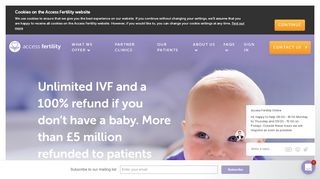 
                            10. Access Fertility | 100% IVF refunds if you don't have a baby, all for a ...