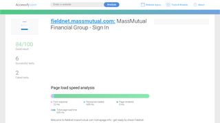 
                            7. Access fieldnet.massmutual.com. MassMutual Financial Group ...