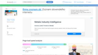 
                            7. Access firmy.zoznam.sk. Zoznam slovenského internetu