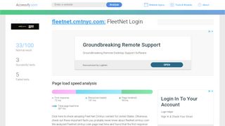 
                            3. Access fleetnet.cmtnyc.com. FleetNet Login