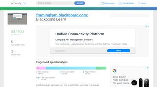 
                            3. Access framingham.blackboard.com. Blackboard Learn