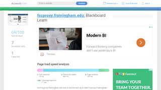 
                            6. Access fscproxy.framingham.edu. Blackboard Learn