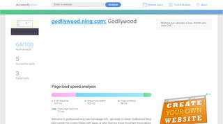 
                            6. Access godllywood.ning.com. Godllywood