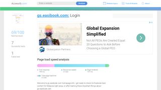 
                            8. Access gs.easibook.com. Login