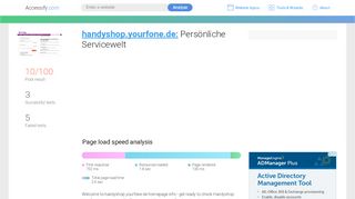 
                            9. Access handyshop.yourfone.de. Persönliche Servicewelt