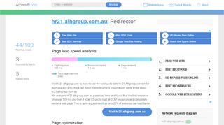 
                            2. Access hr21.alhgroup.com.au. Redirector