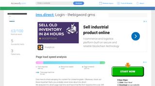 
                            7. Access ims.direct. Login - thebigword gms