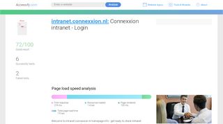 
                            1. Access intranet.connexxion.nl. Connexxion intranet - Login