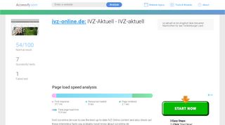 
                            9. Access ivz-online.de. IVZ-Aktuell - IVZ-aktuell