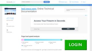 
                            2. Access iwd.iveco.com. Online Technical Documentation