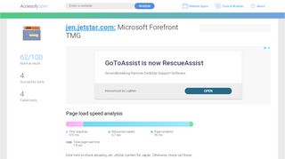 
                            7. Access jen.jetstar.com. Microsoft Forefront TMG