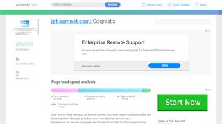 
                            8. Access jet.asmnet.com. Cognistix