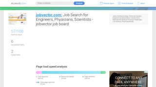 
                            5. Access jobvector.com. Job Search for Engineers, Physicians ...