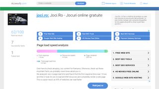 
                            6. Access joci.ro. Joci.Ro - Jocuri online gratuite