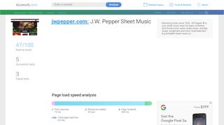 
                            8. Access jwpepper.com. J.W. Pepper Sheet Music