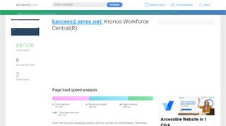 
                            10. Access kaccess2.emsc.net. Kronos Workforce Central(R)