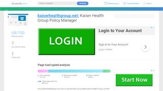 
                            9. Access kaiserhealthgroup.net. Kaiser Health Group Policy Manager