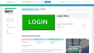 
                            2. Access kesstudent.com. home