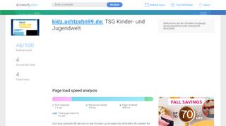 
                            2. Access kidz.achtzehn99.de. TSG Kinder- und Jugendwelt