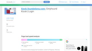 
                            3. Access kiosk.foundationu.com. Greyhound Kiosk | Login