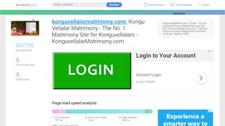 
                            9. Access konguvellalarmatrimony.com. Kongu Vellalar ...