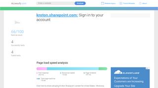 
                            8. Access kroton.sharepoint.com. Sign in to your account