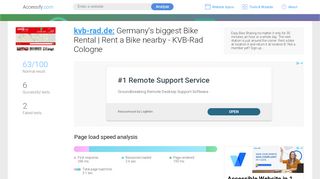 
                            6. Access kvb-rad.de. Germany's biggest Bike Rental | Rent a ...