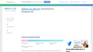 
                            3. Access laihua.csc.edu.cn. SmartAdmin (AngularJS)