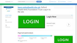 
                            3. Access learn.oxfordhealth.nhs.uk. Oxford Health NHS Foundation ...