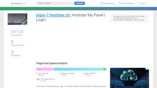 
                            1. Access login-7.hoststar.ch. Hoststar Confixx - accessify.com