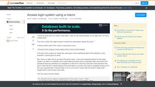 
                            2. Access login system using a macro - Stack Overflow