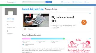 
                            5. Access login3.dailypoint.de. Anmeldung