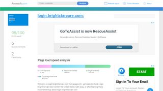 
                            7. Access login.brightstarcare.com.