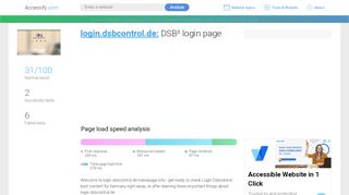 
                            3. Access login.dsbcontrol.de. DSB² login page