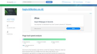 
                            8. Access login.klikmbc.co.id. - accessify.com