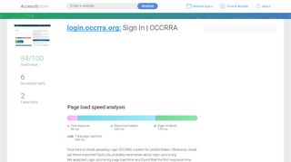 
                            2. Access login.occrra.org. Sign In | OCCRRA