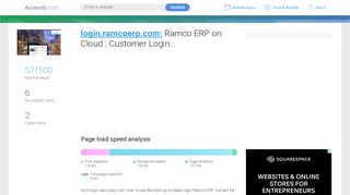 
                            6. Access login.ramcoerp.com. Ramco ERP on Cloud : Customer ...