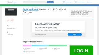 
                            3. Access login.scdl.net. Welcome to SCDL World Campus