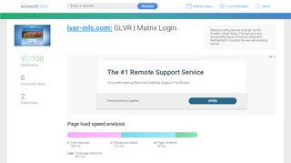 
                            4. Access lvar-mls.com. GLVR | Matrix Login